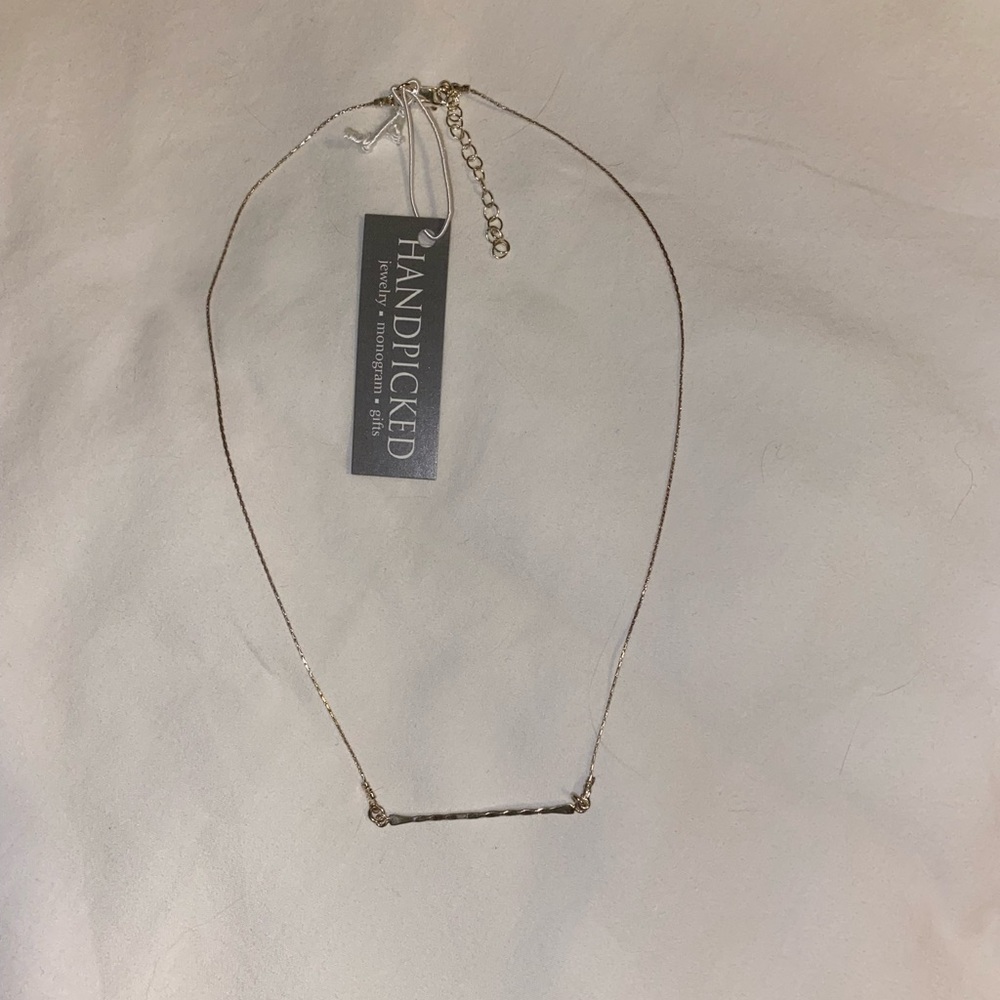 Silver Rod Necklace